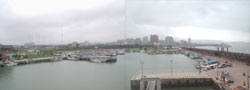 De haven van Danshiu